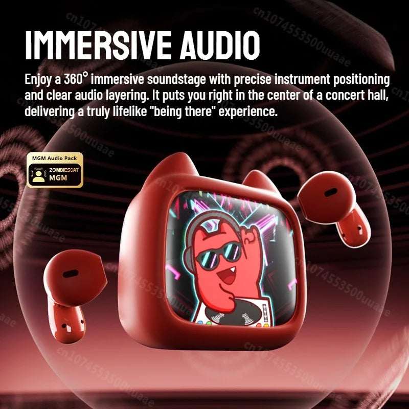 Zombie Cat Earphone